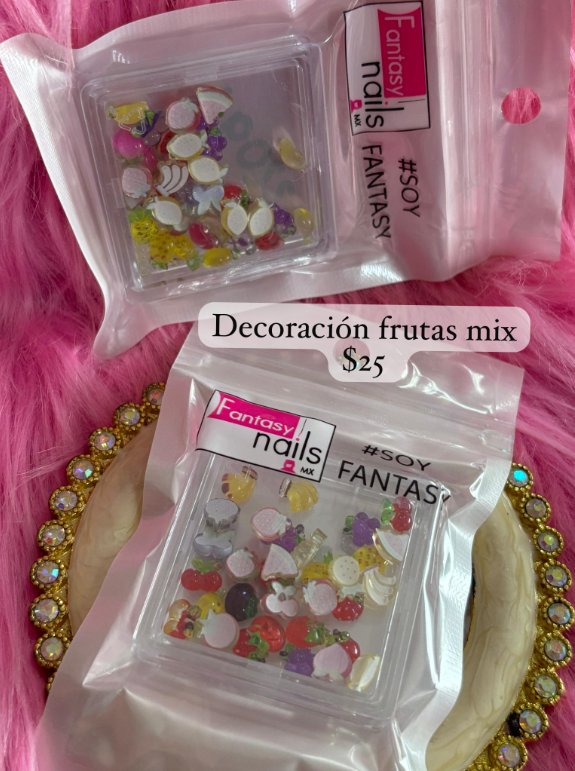 DECORACION FRUTAS MIX FANTASY NAILS